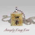 Queen Bee Scrabble Tile Nec..