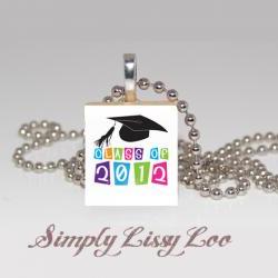 Class of 2012 Scrabble Tile Necklace 